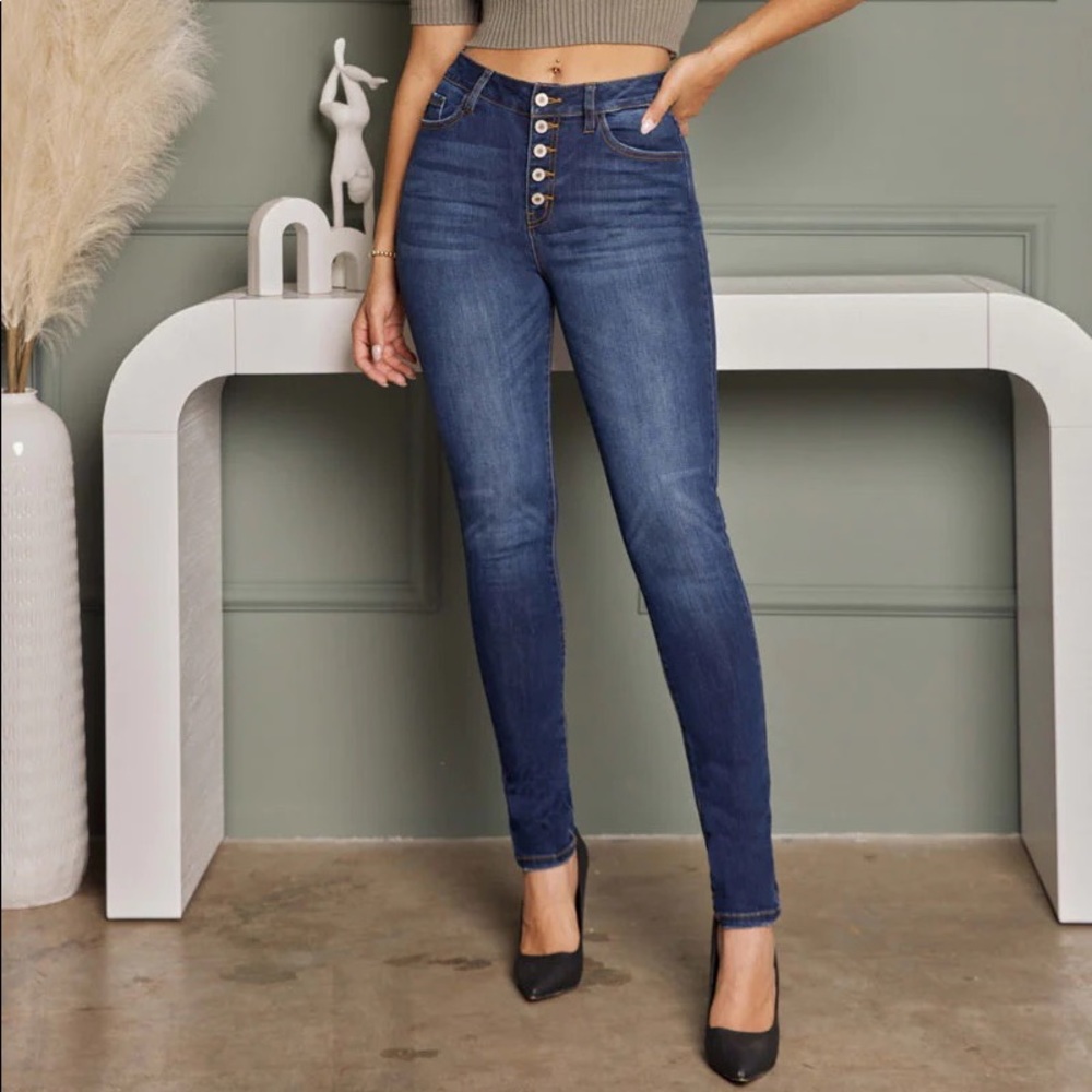 KanCan Candice High Rise Super Skinny Jeans - Picture 3 of 10